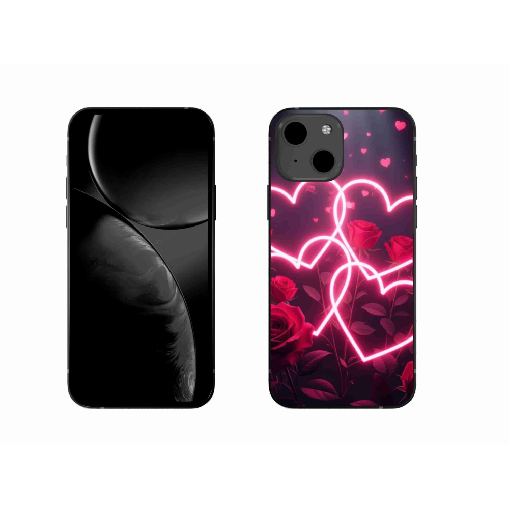 Gél borítás mmCase iPhone 13 készülékhez - Szerelem szíve