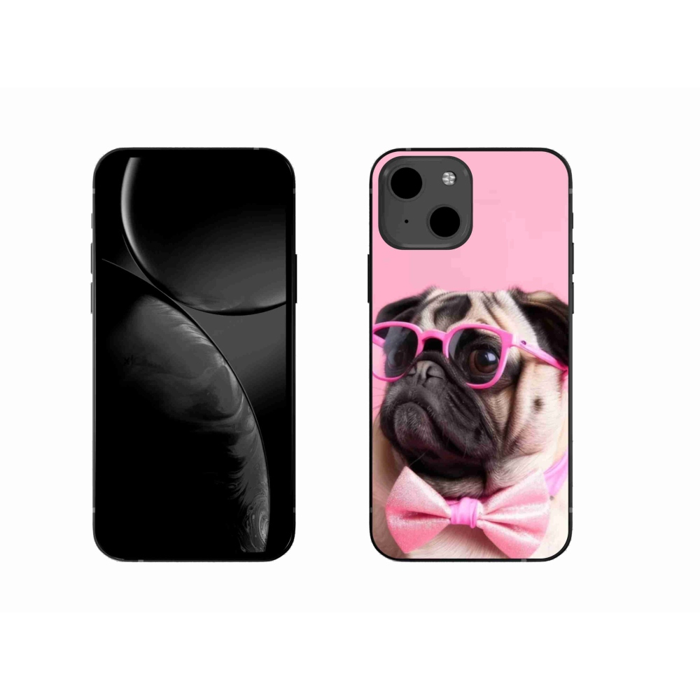 Zselés borítás mmCase iPhone 13 készülékhez - stílusos mopsz