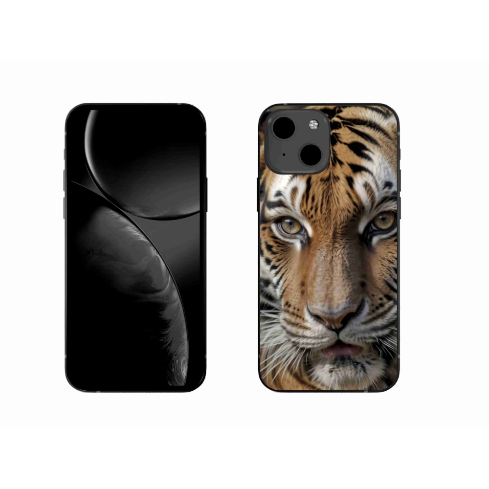 Zselés borítás mmCase iPhone 13 készülékhez - tigris nézet