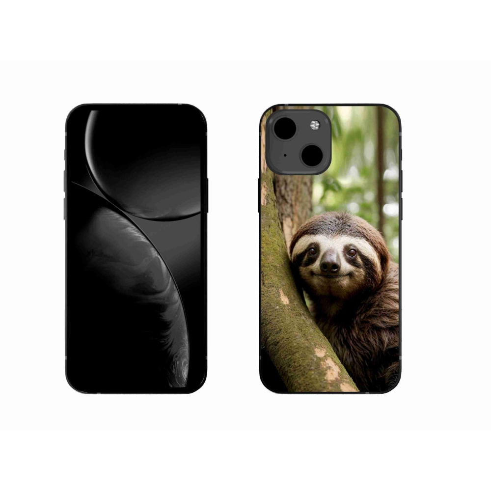 mmCase gél tok az iPhone 13-hoz – mosolygós lajhár