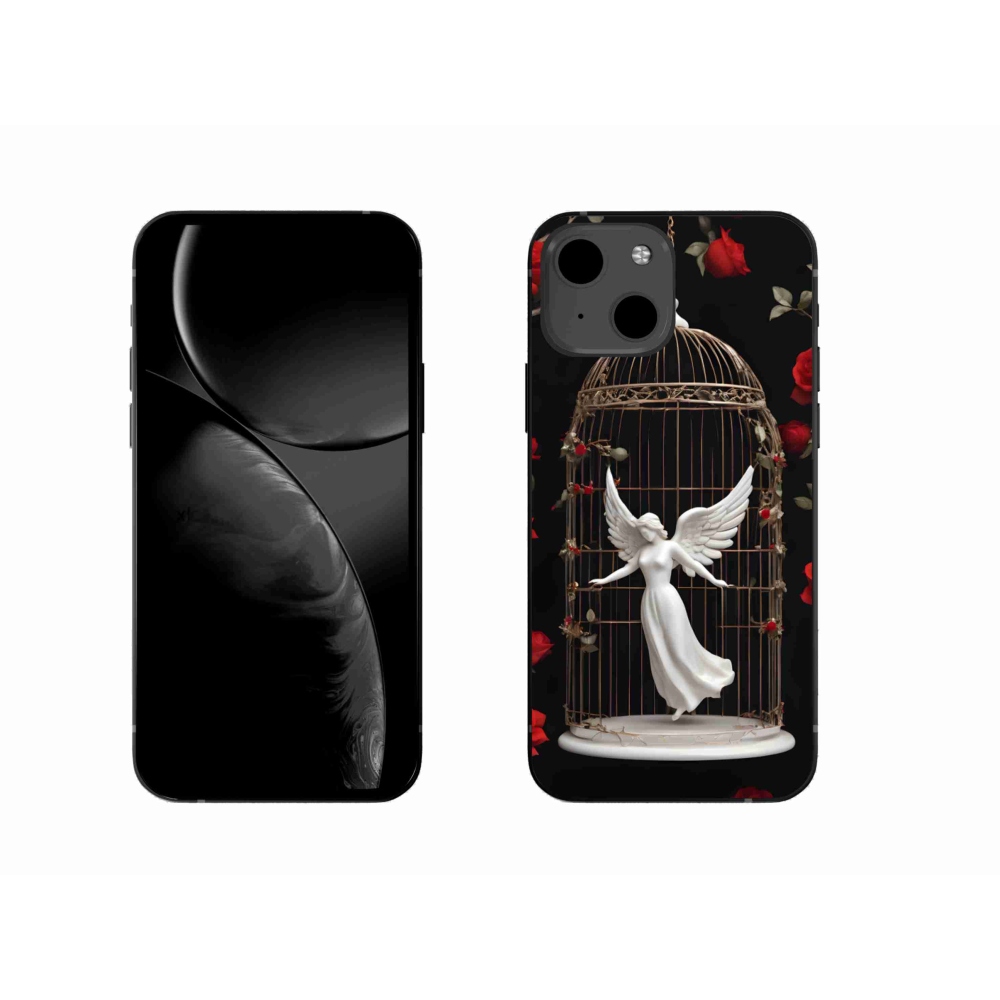 Gél borítás mmCase iPhone 13 készülékhez - csapdába esett angyal