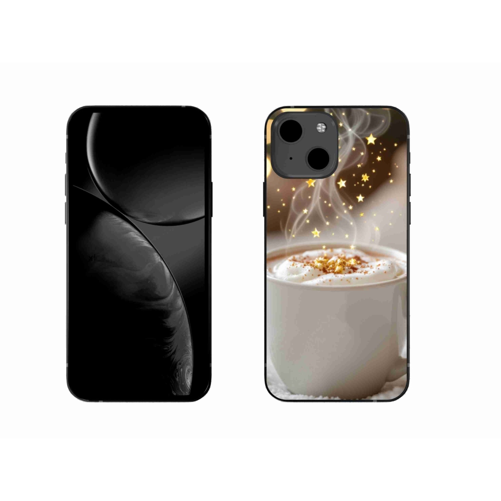 Gél borítás mmCase iPhone 13 készülékhez - Karácsonyi forró ital