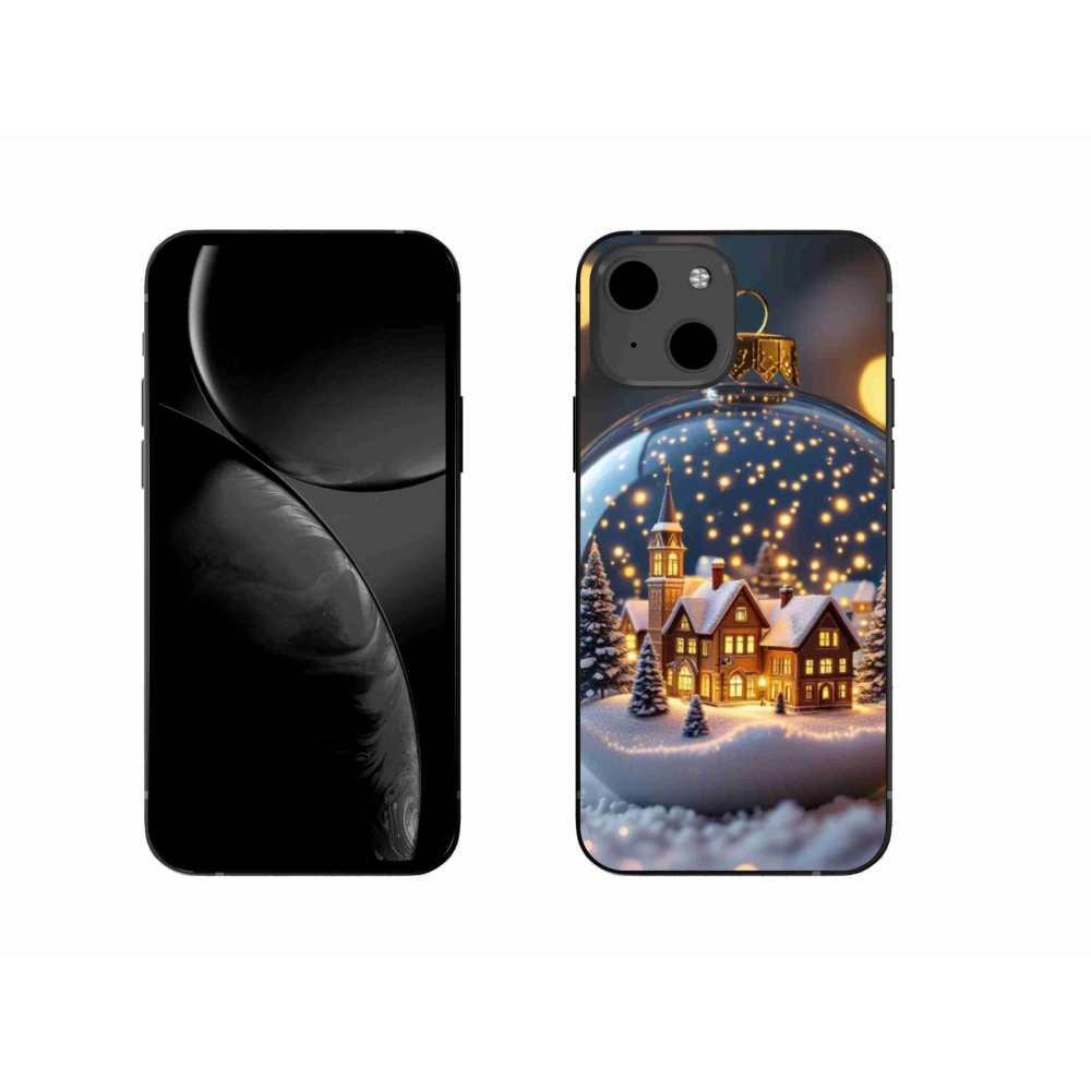 Gél borítás mmCase iPhone 13-hoz - Karácsonyi golyók 4