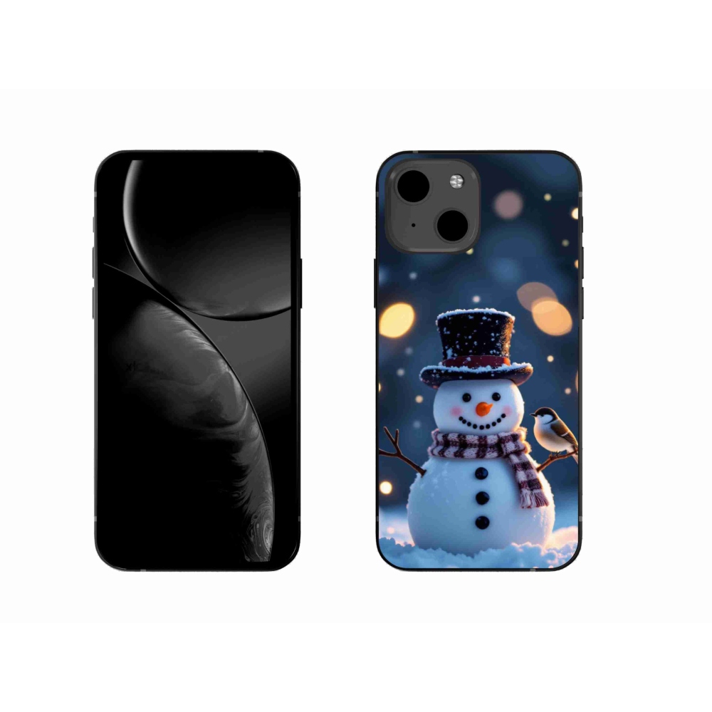 mmCase gél tok az iPhone 13-hoz – karácsonyi hóember