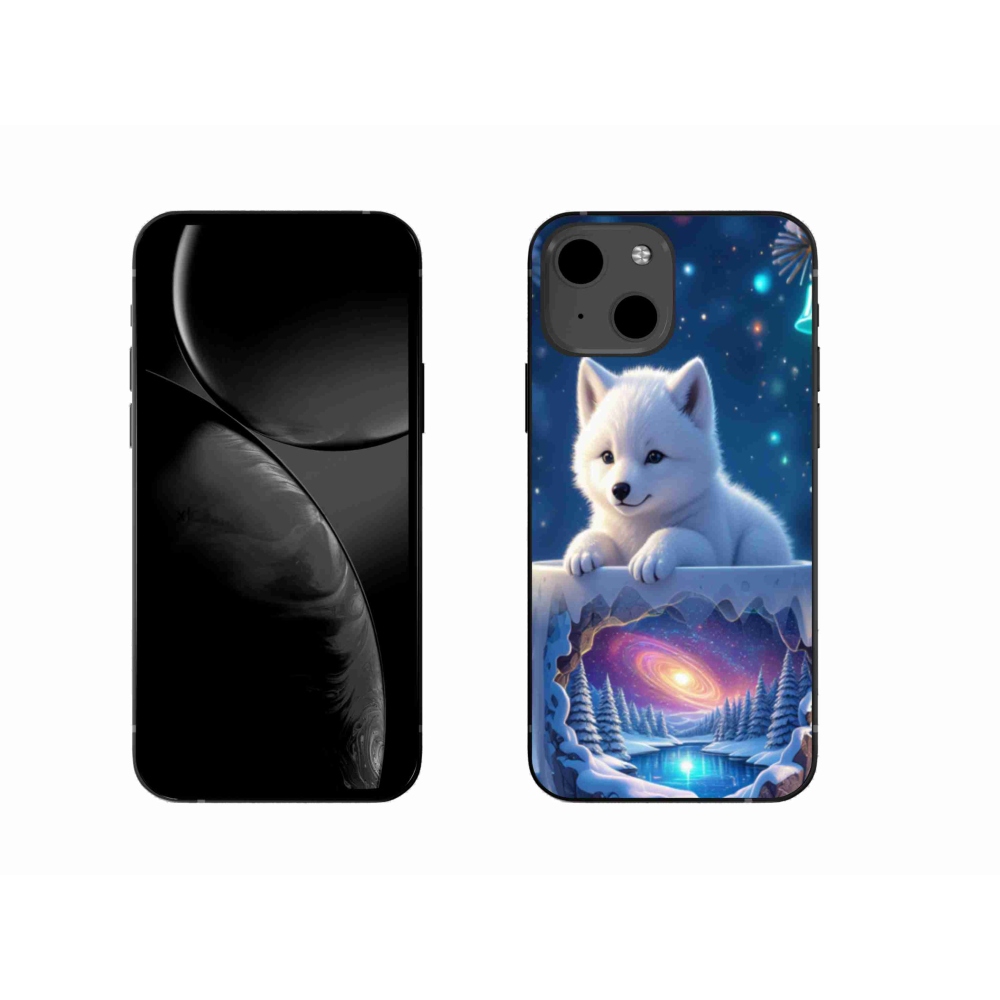 Gél borítás mmCase iPhone 13 készülékhez - Karácsonyi kiskutya