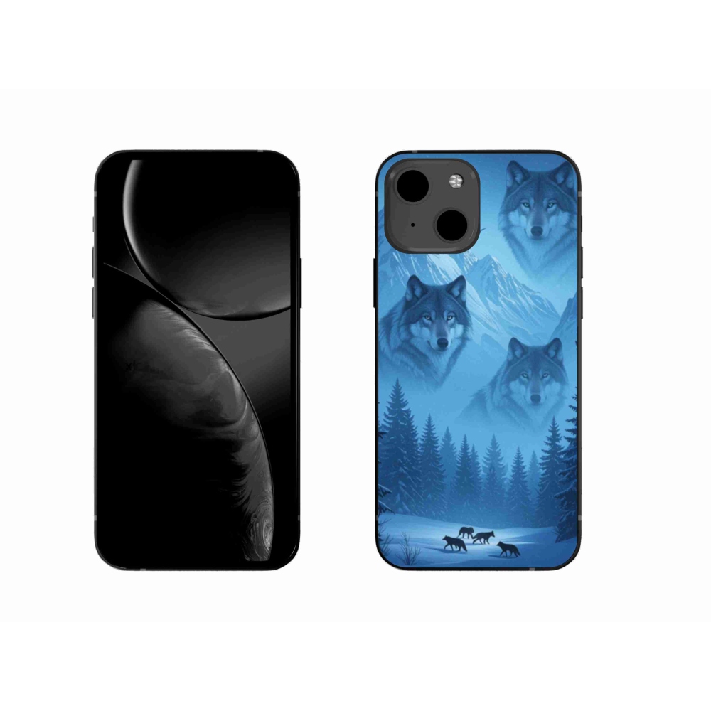 Gél védőhuzat mmCase iPhone 13 készülékhez - farkas csomag