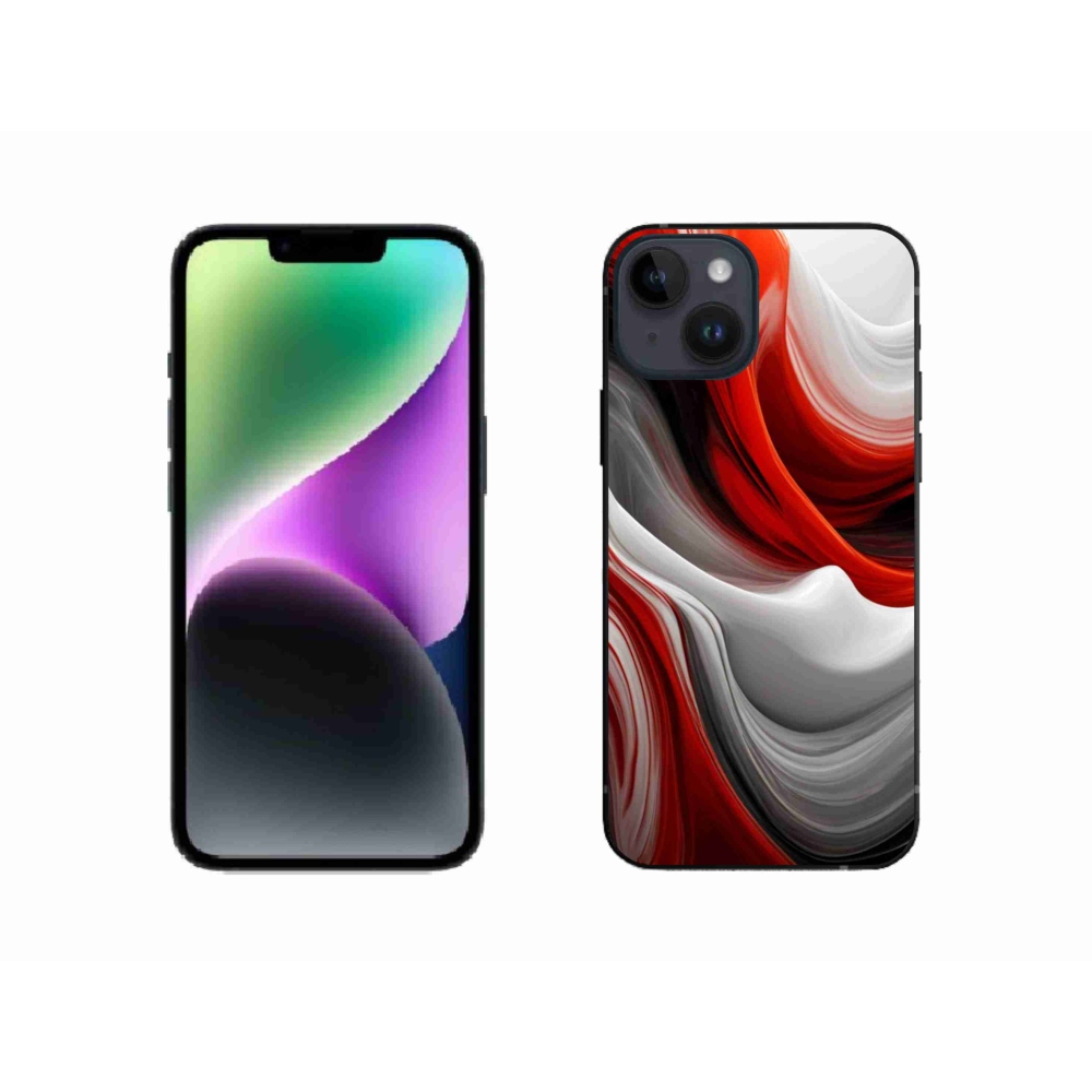 Gél borítás mmCase iPhone 14 készülékhez - absztrakt motívum 47