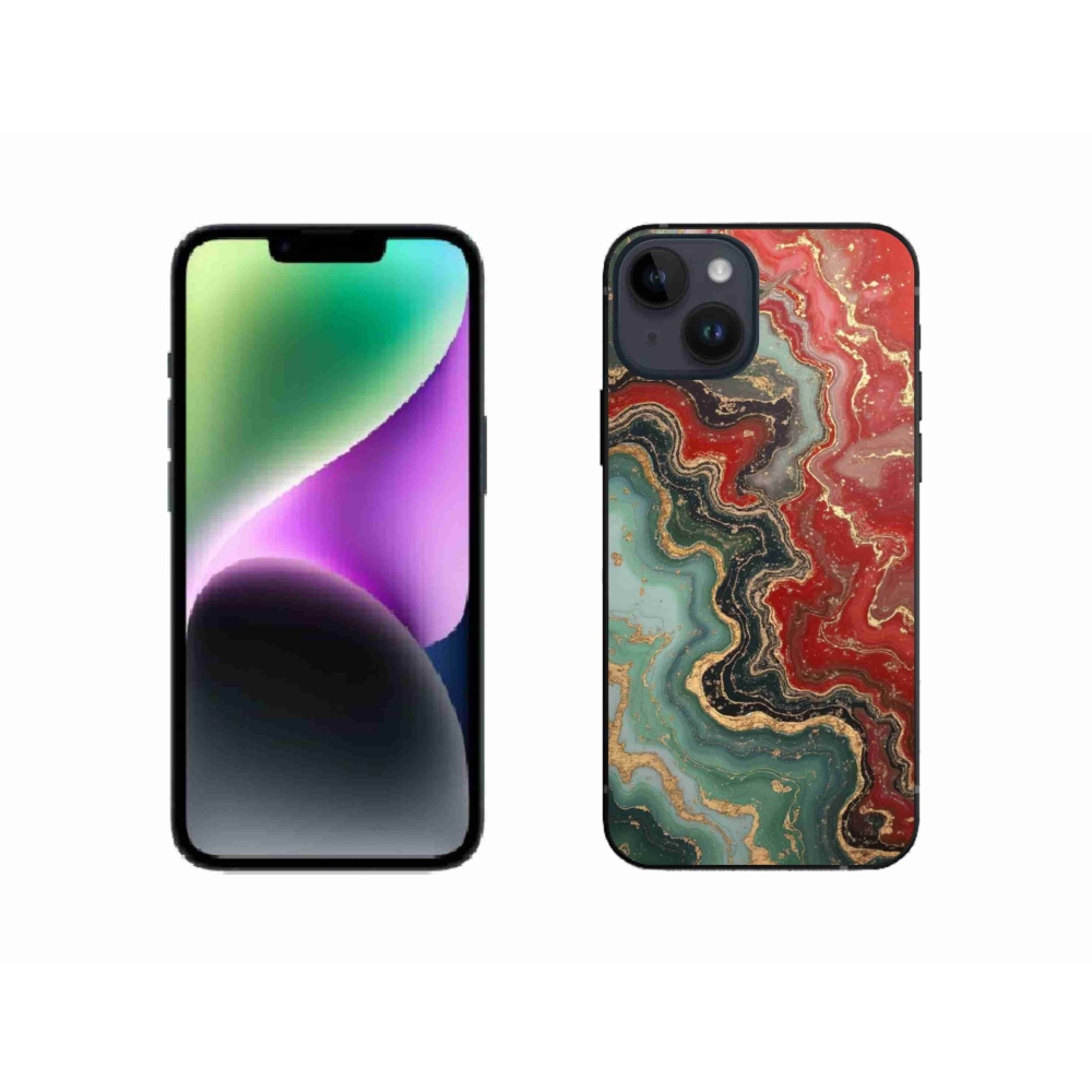 Gél borítás mmCase iPhone 14 készülékhez - absztrakt motívum 55