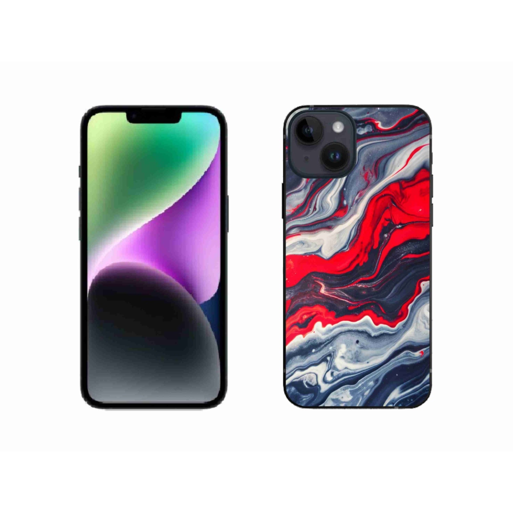 Gél borítás mmCase iPhone 14 készülékhez - absztrakt motívum 59