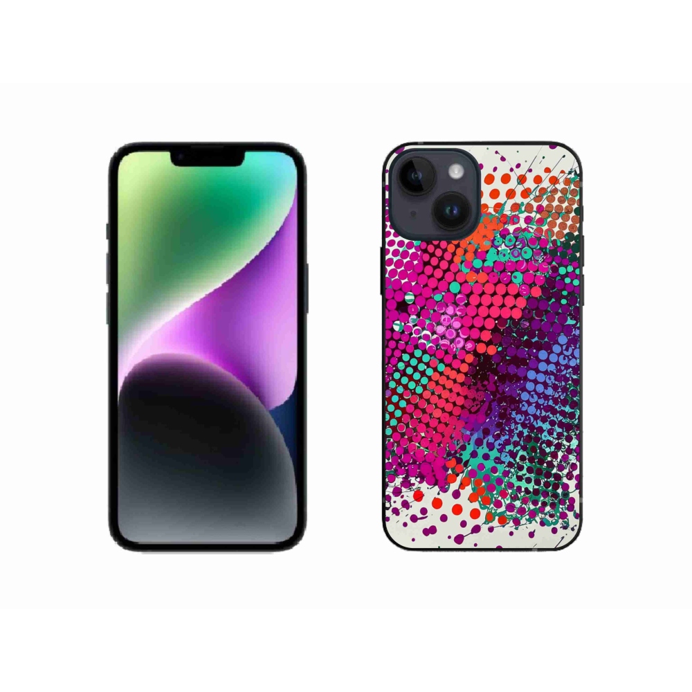 Zselés borítás mmCase iPhone 14 - absztrakt motívum 65