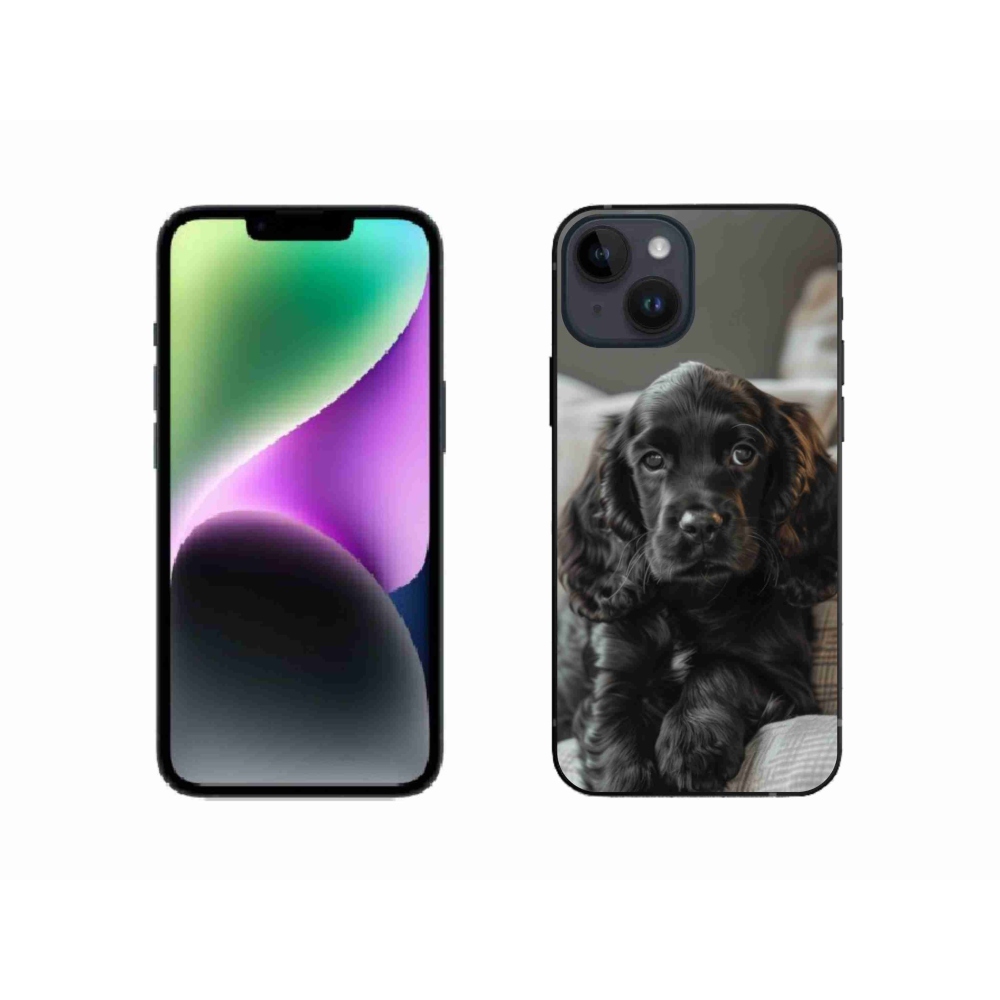 Zselés borítás mmCase iPhone 14 készülékhez - Angol Cocker Spaniel