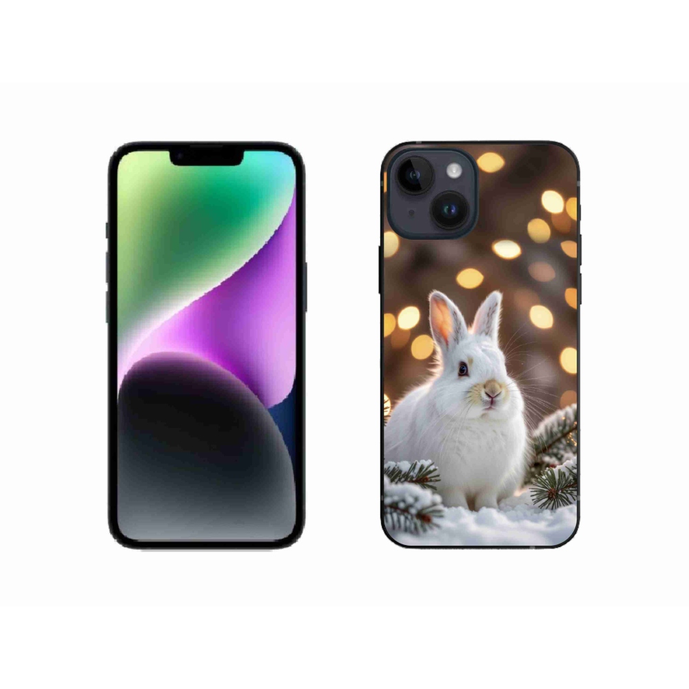 mmCase gél tok az iPhone 14-hez – fehér nyúl