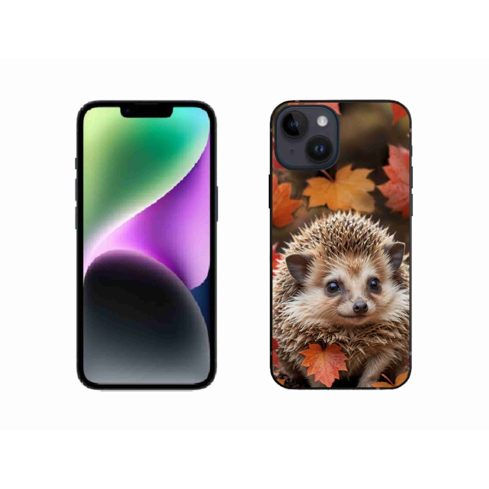 mmCase gél tok az iPhone 14-hez – sün a levelek között