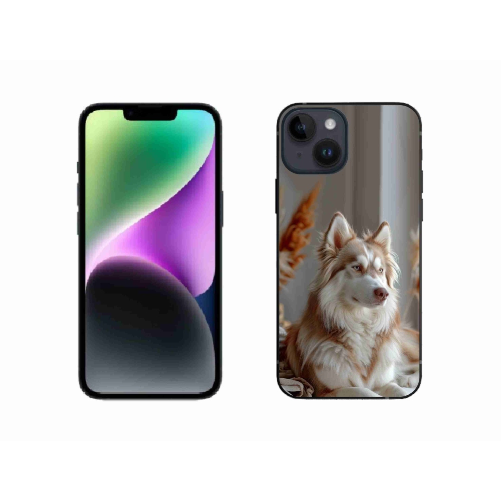 mmCase gél tok az iPhone 14-hez – nyugodt szibériai husky