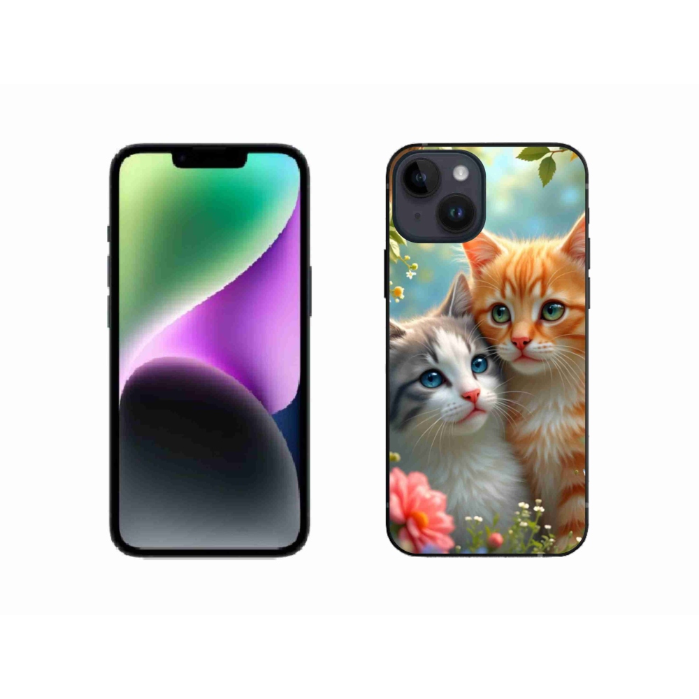 Gél borítás mmCase iPhone 14 készülékhez - macskaszerelem 2