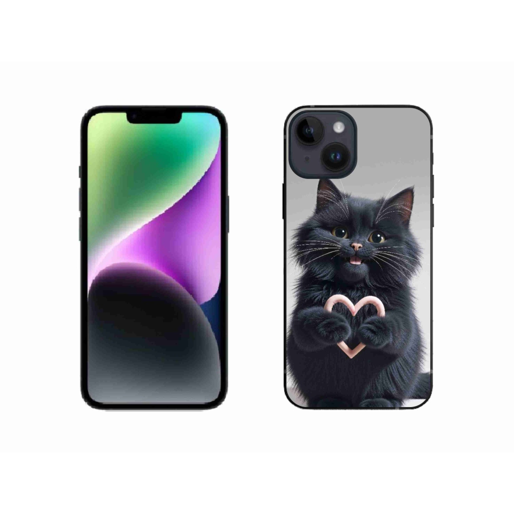 mmCase gél tok az iPhone 14-hez – macskás szerelem 3