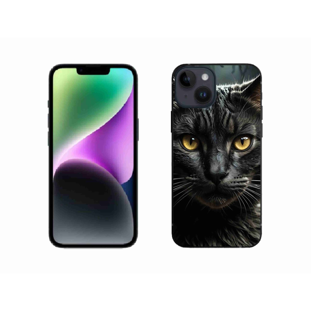Zselés borítás mmCase iPhone 14 készülékhez - cat view 3