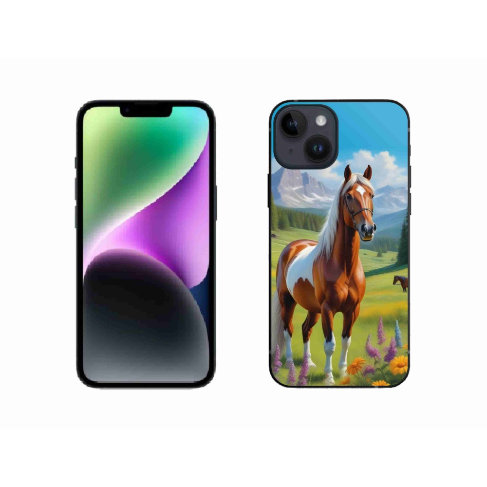 mmCase gél tok az iPhone 14-hez – ló a réten