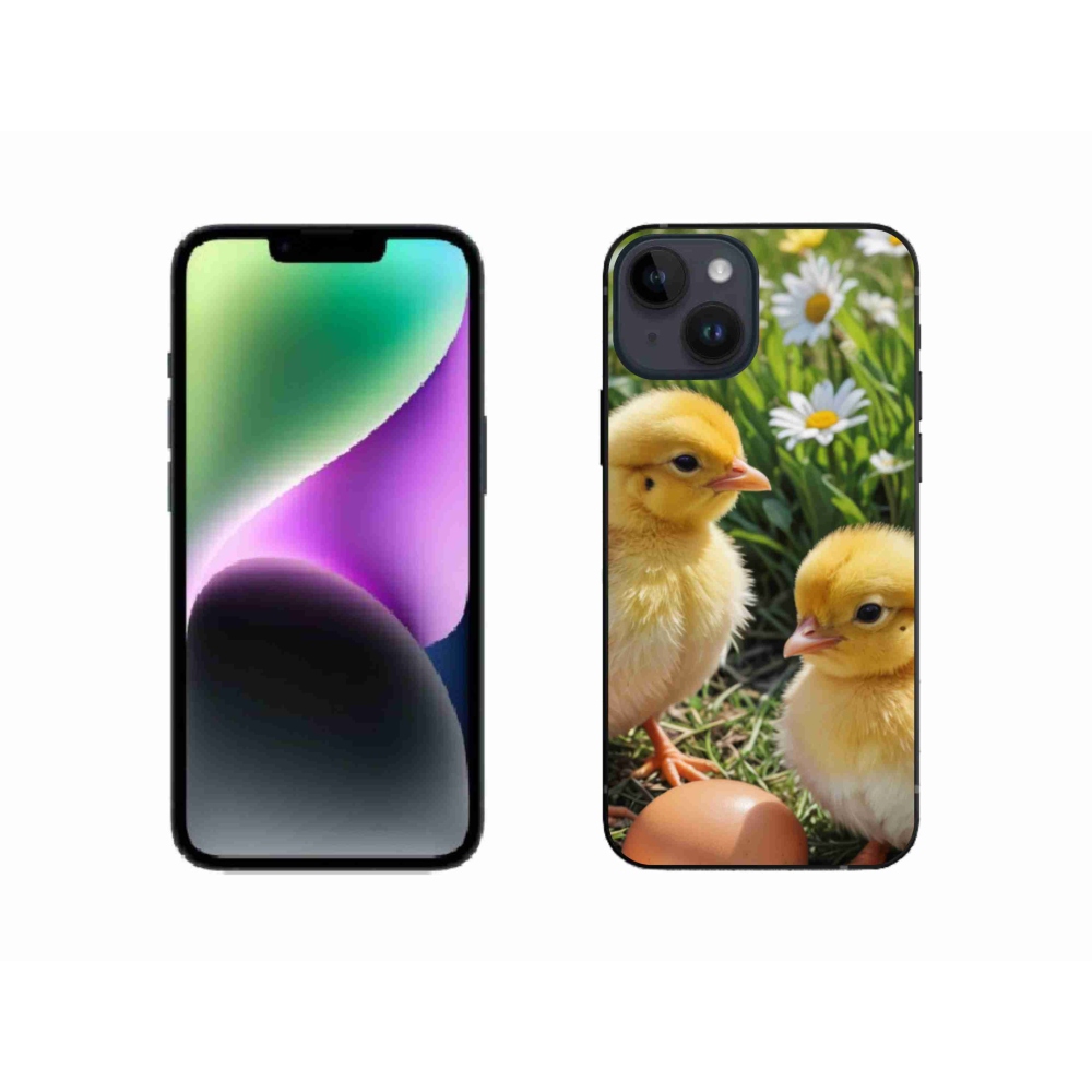 Zselés borítás mmCase iPhone 14 készülékhez - csirkék