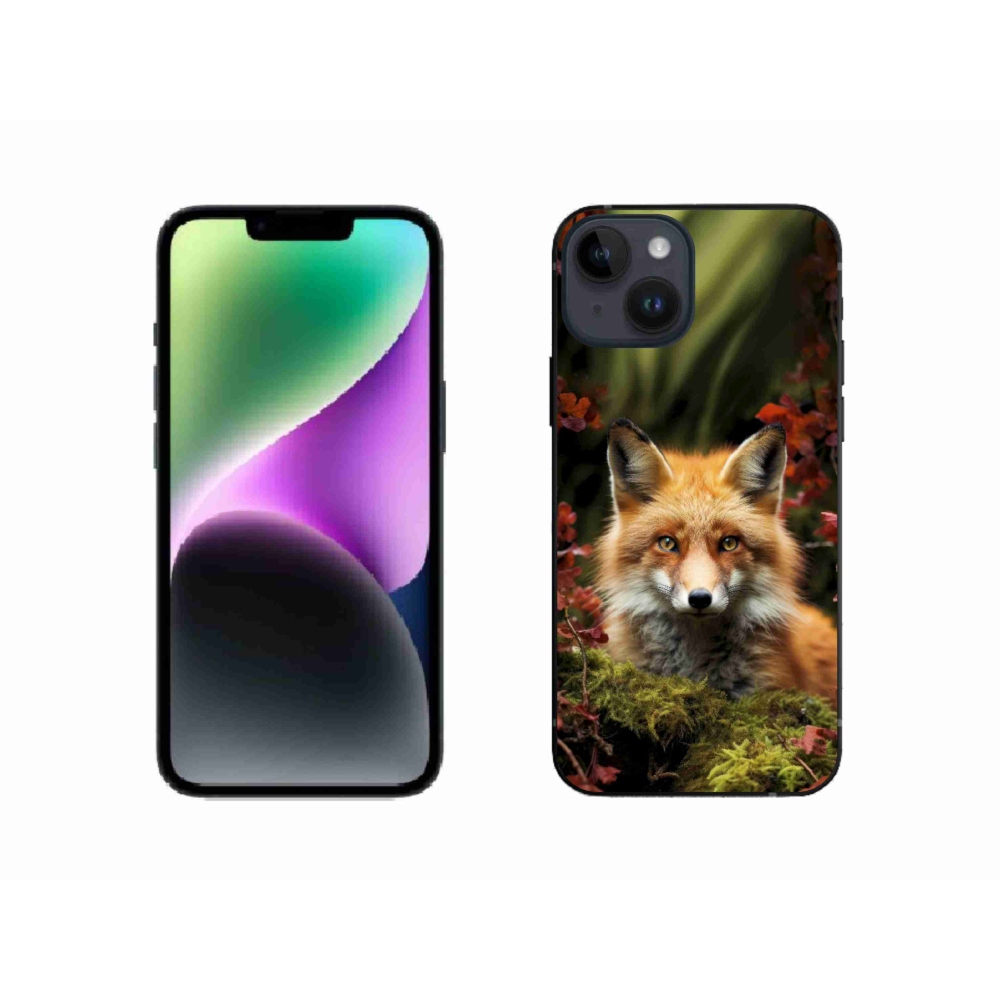 mmCase gél tok az iPhone 14-hez – róka az erdőben