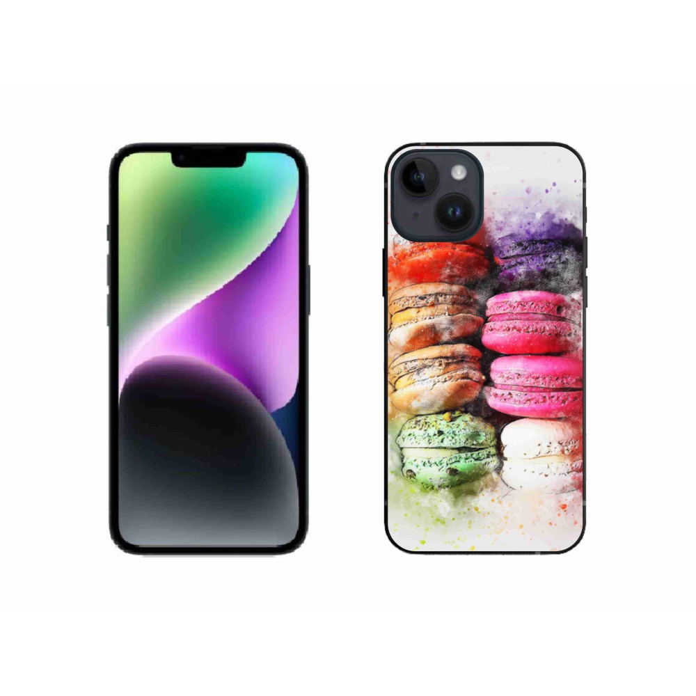 Zselés borítás mmCase iPhone 14 készülékhez - macaroons
