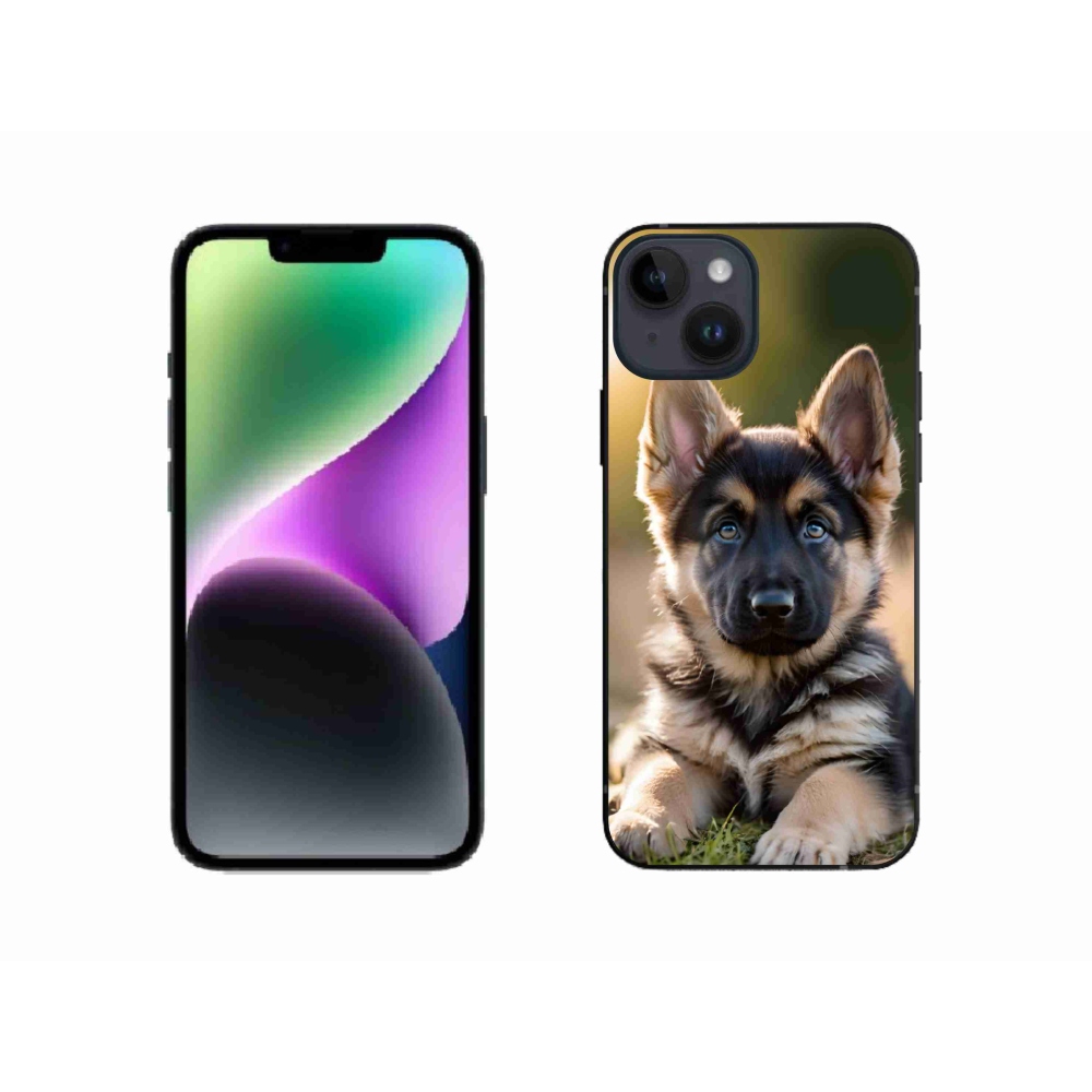 mmCase gél tok az iPhone 14-hez – német juhászkutya a természetben