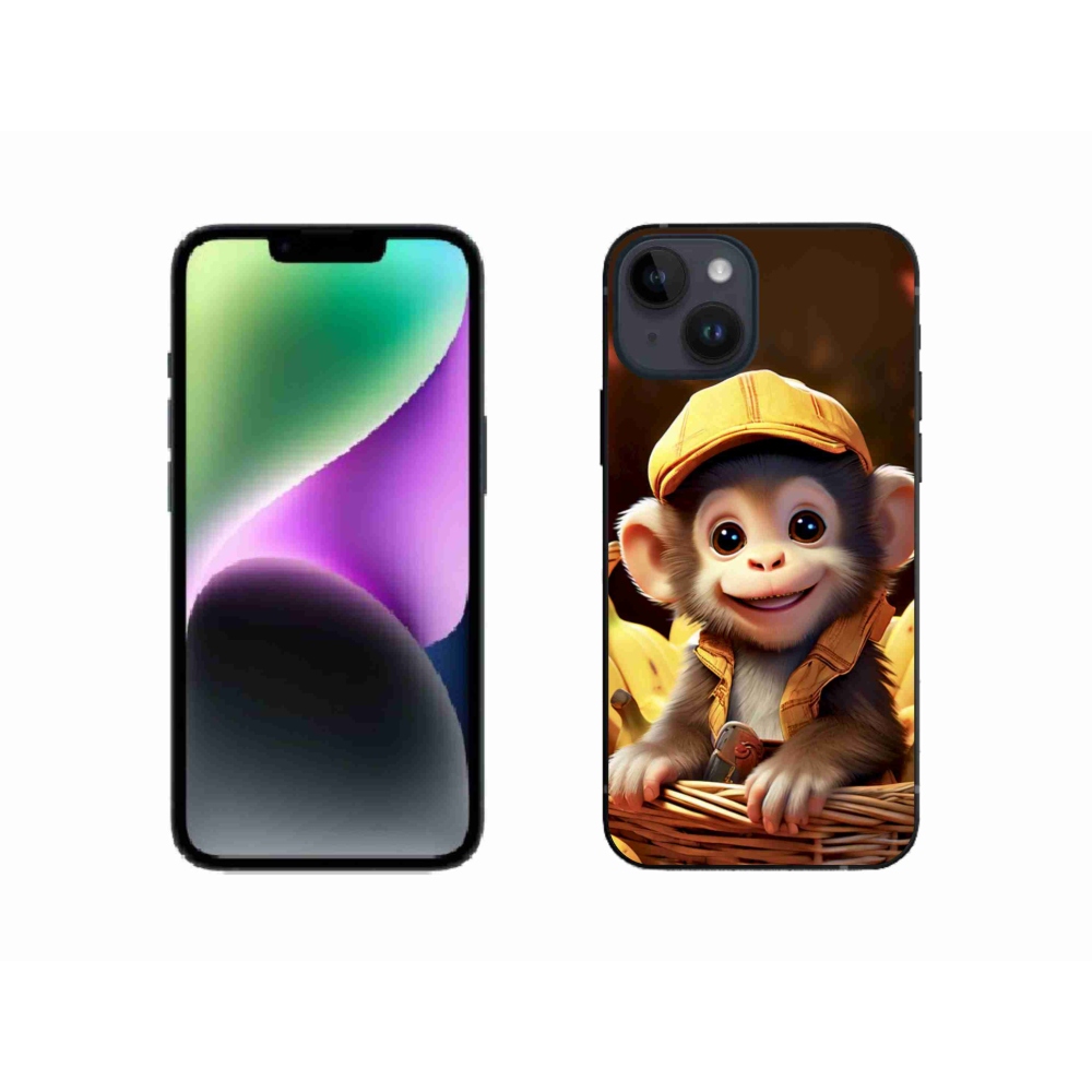 mmCase gél tok az iPhone 14-hez – majom a kosárban