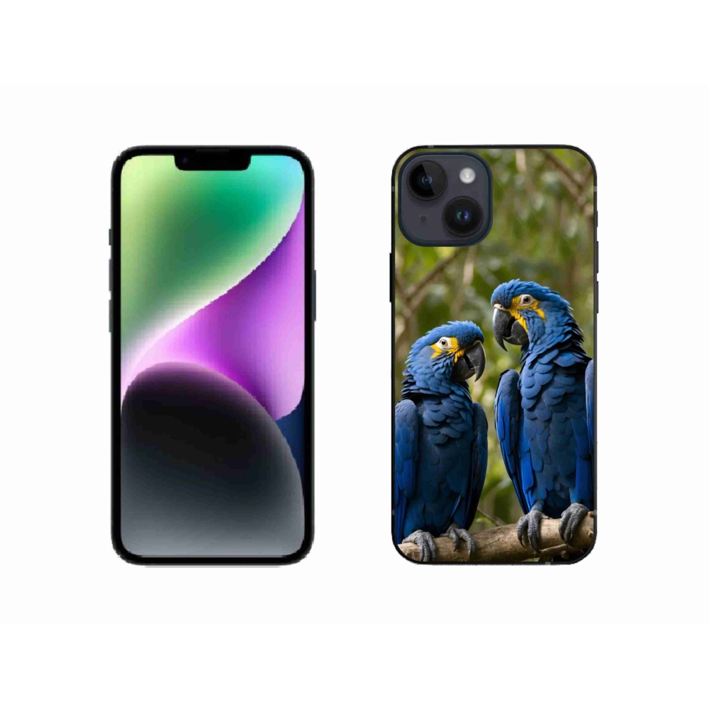 mmCase gél tok az iPhone 14-hez – papagáj-duó