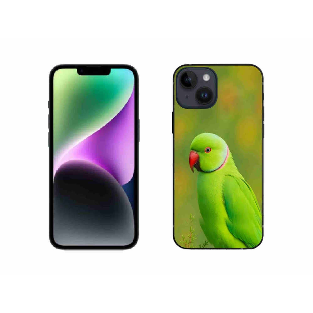 Zselés borítás mmCase iPhone 14 készülékhez - papagáj alexander 2