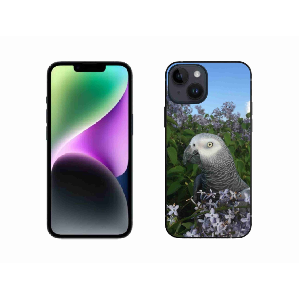Zselés borítás mmCase iPhone 14 készülékhez - papagáj