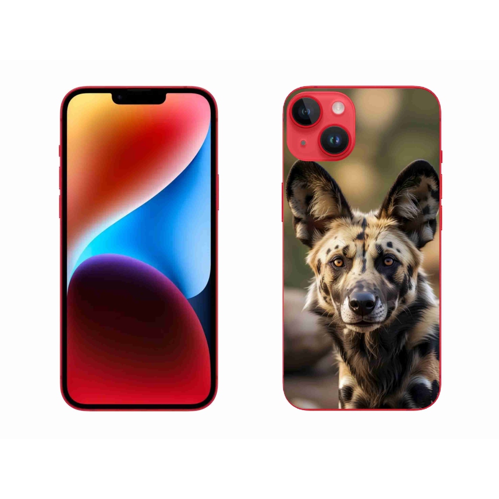 mmCase gél tok az iPhone 14 Plus-hoz – afrikai vadkutya