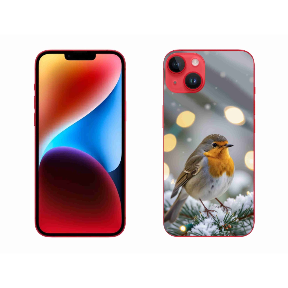 mmCase gél tok az iPhone 14 Plus-hoz – téli piros