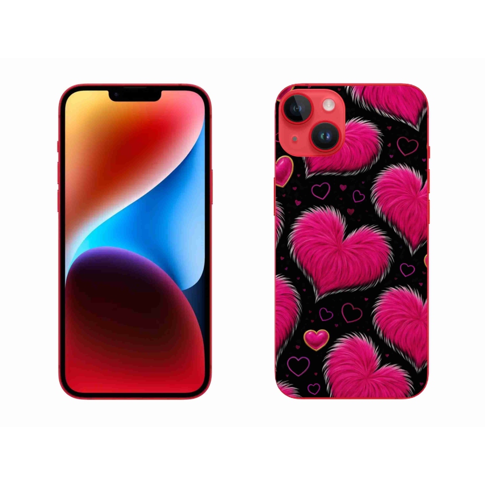 Gél borítás mmCase iPhone 14 Plus készülékhez - puha szív