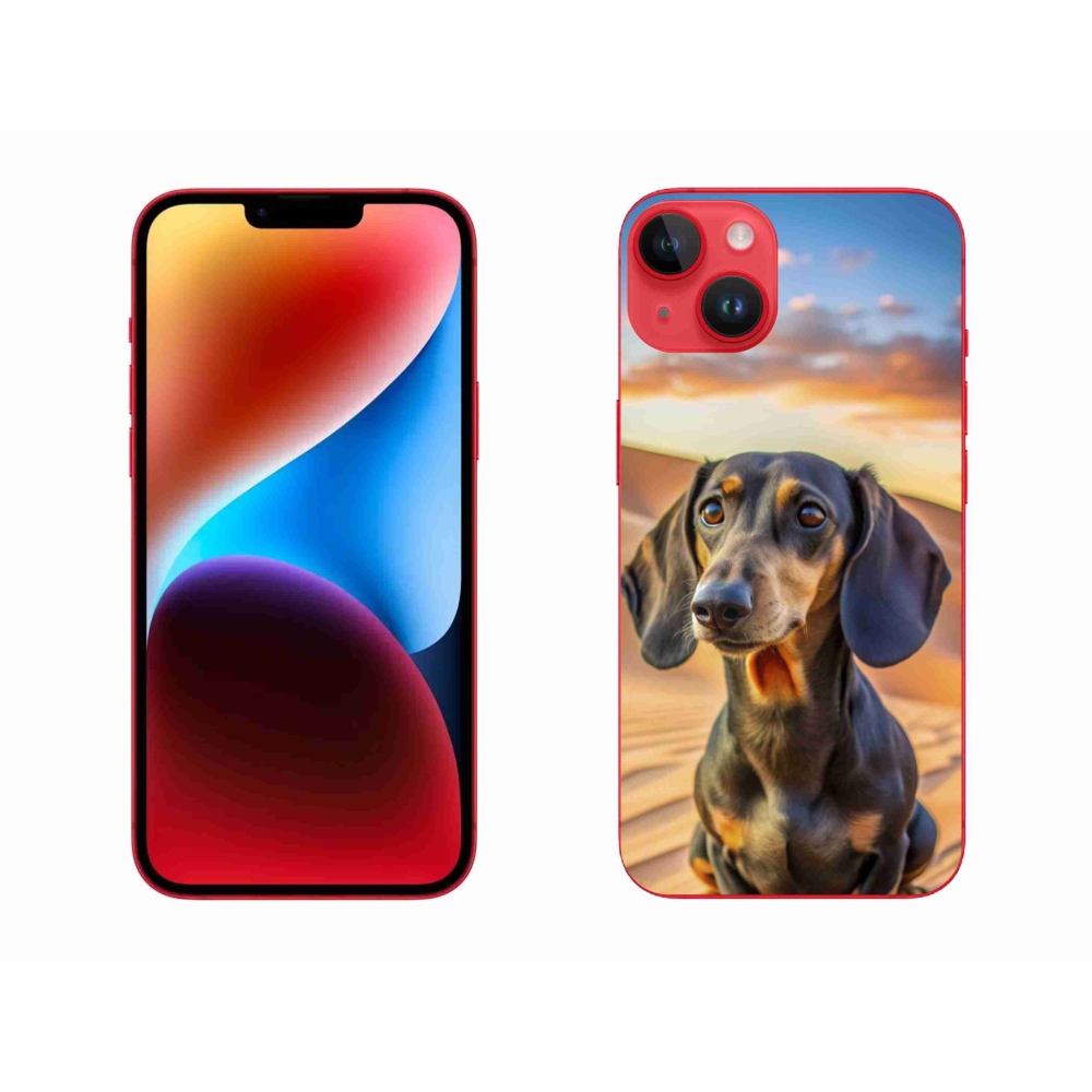 Zselés borítás mmCase iPhone 14 Plus készülékhez - tacskó 3