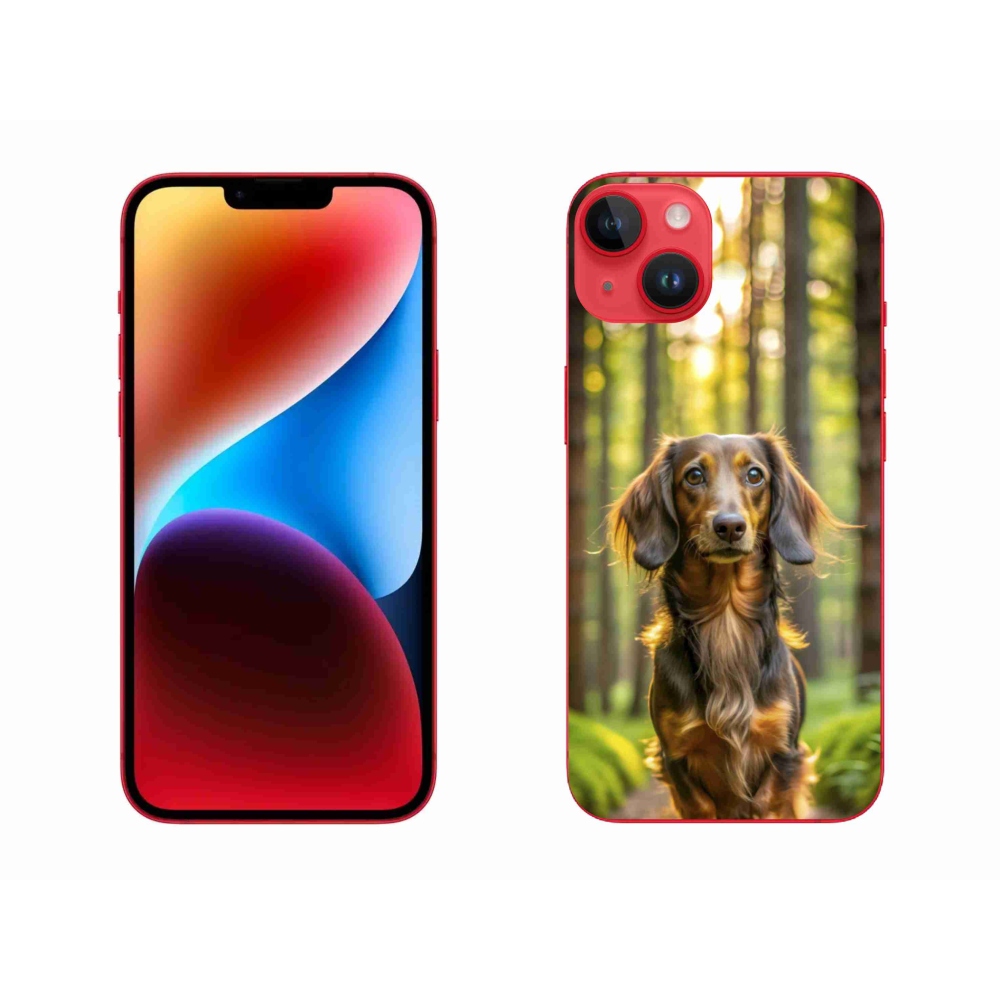 Zselés borítás mmCase iPhone 14 Plus készülékhez - tacskó 4