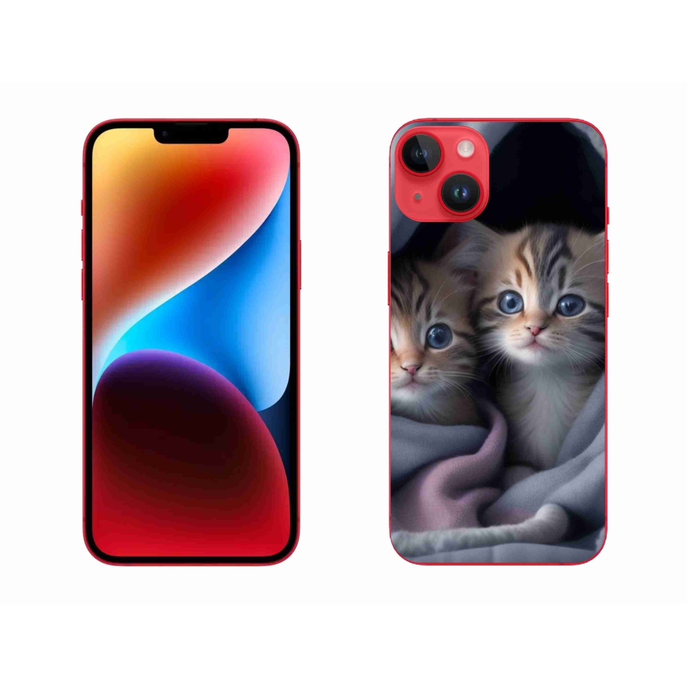 Zselés borítás mmCase iPhone 14 Plus készülékhez - cat duo 2