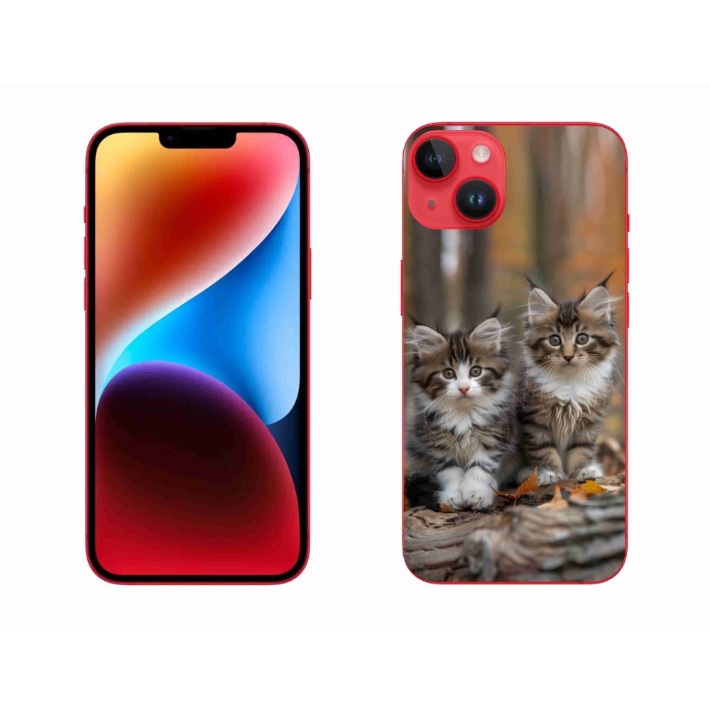 mmCase gél tok az iPhone 14 Plus-hoz – macska-duó 3