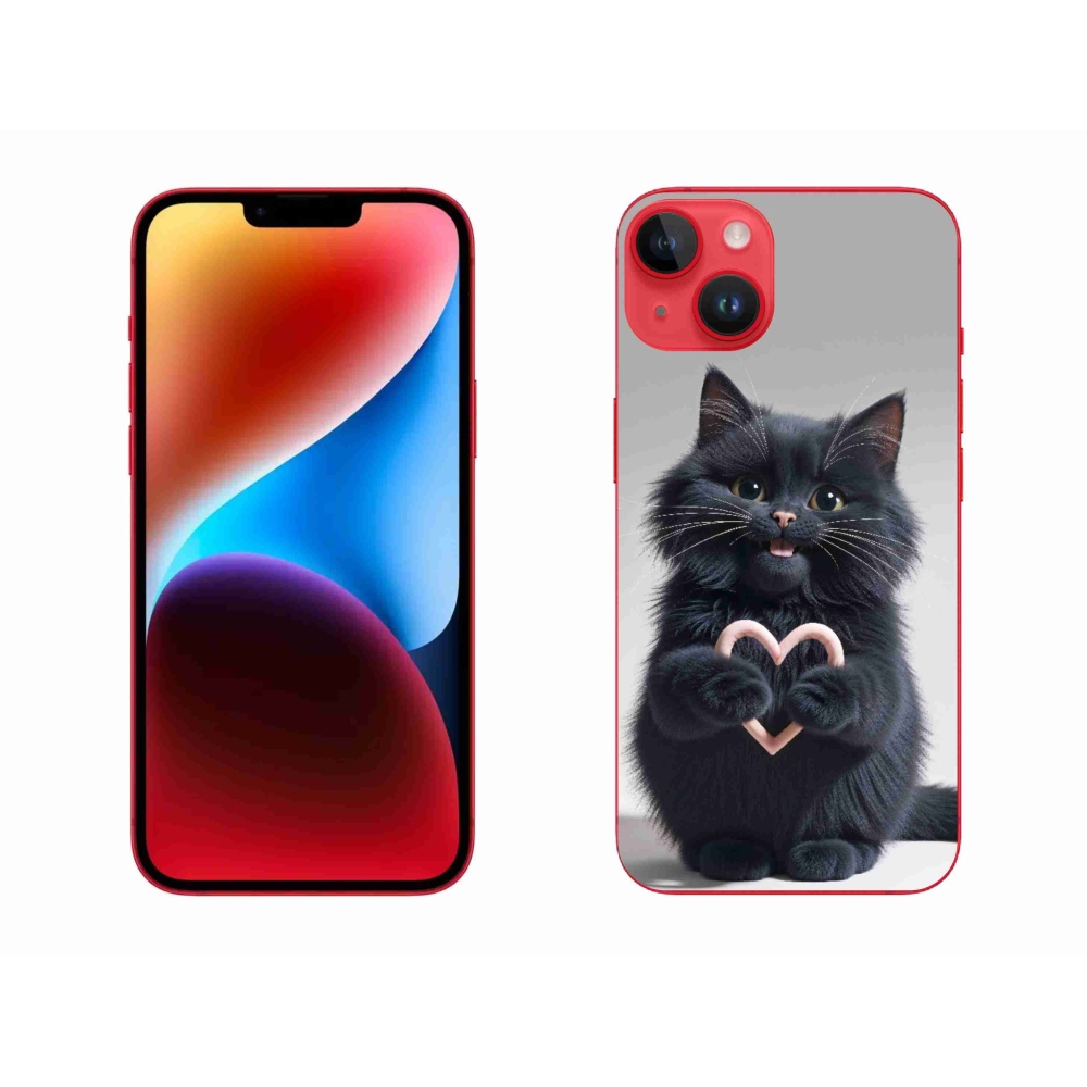 mmCase gél tok az iPhone 14 Plus-hoz – Macska szerelem 3