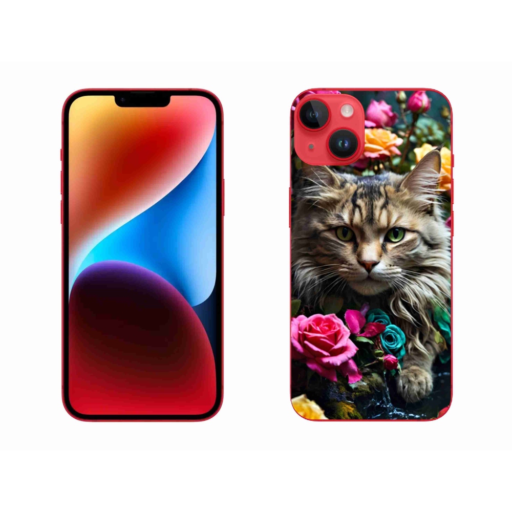 Zselés borítás mmCase iPhone 14 Plus készülékhez - macskaszem nézet 2