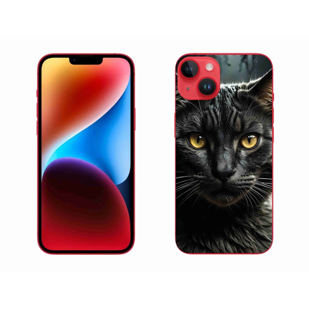 Zselés borítás mmCase iPhone 14 Plus készülékhez - cat view 3