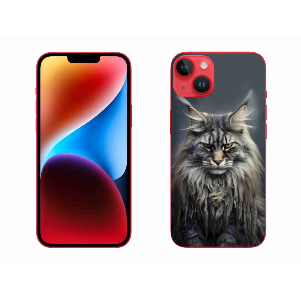 Zselés borítás mmCase iPhone 14 Plus készülékhez - macskaszem nézet 4