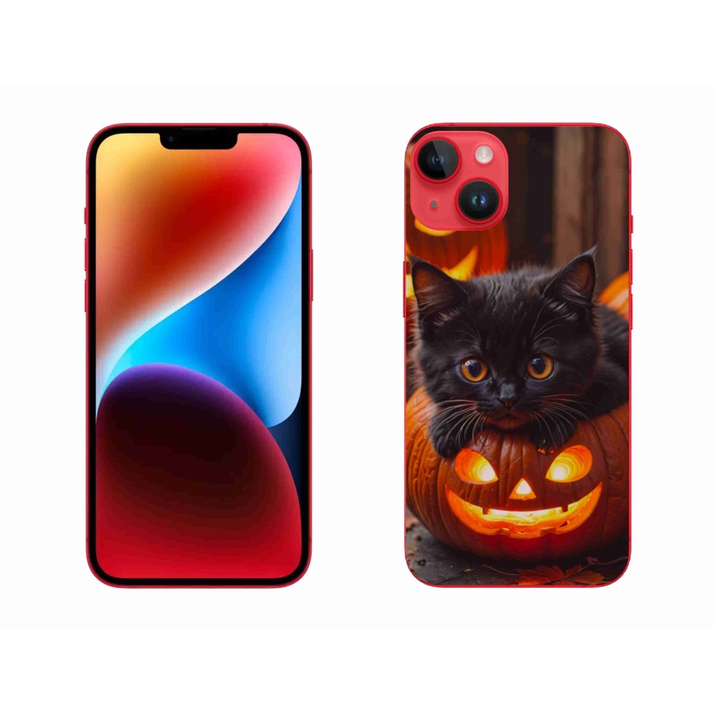 Zselés borítás mmCase iPhone 14 Plus készülékhez - cica és tök