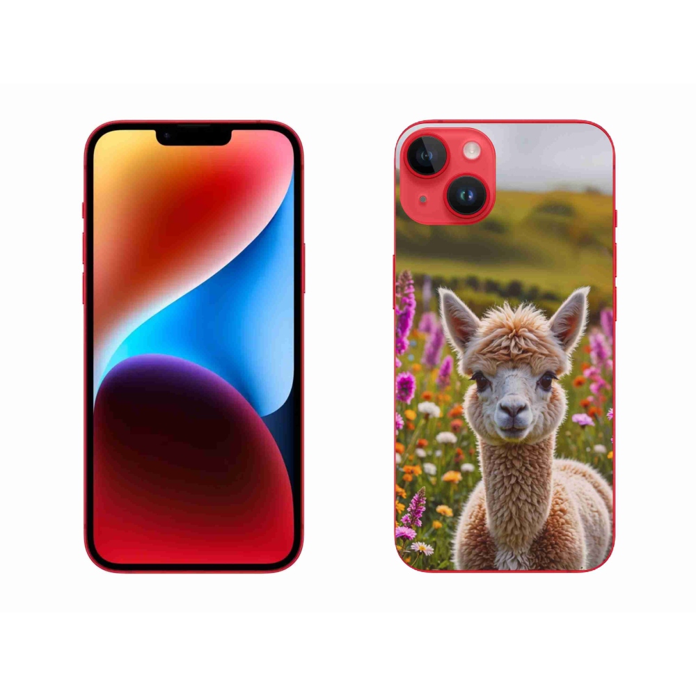 mmCase gél tok az iPhone 14 Plus-hoz – láma a réten