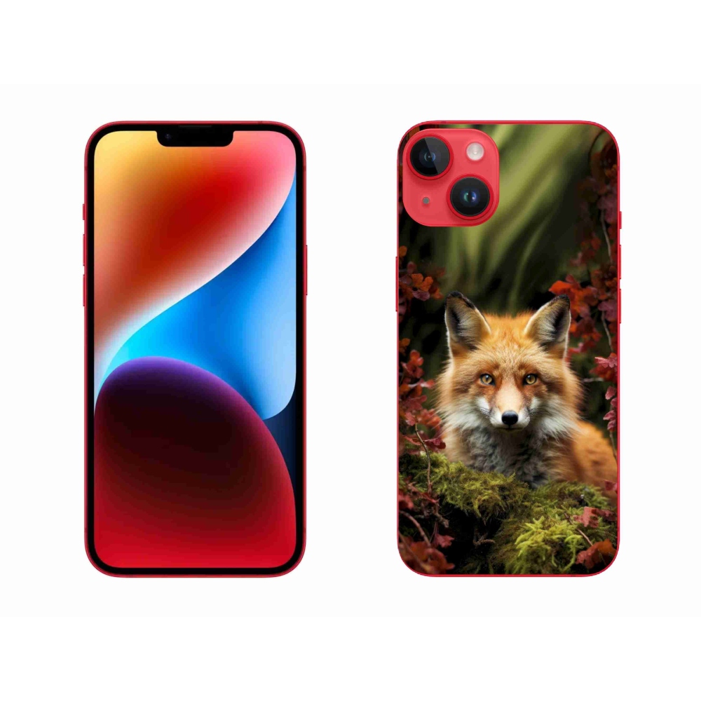 mmCase gél tok az iPhone 14 Plus-hoz – róka az erdőben