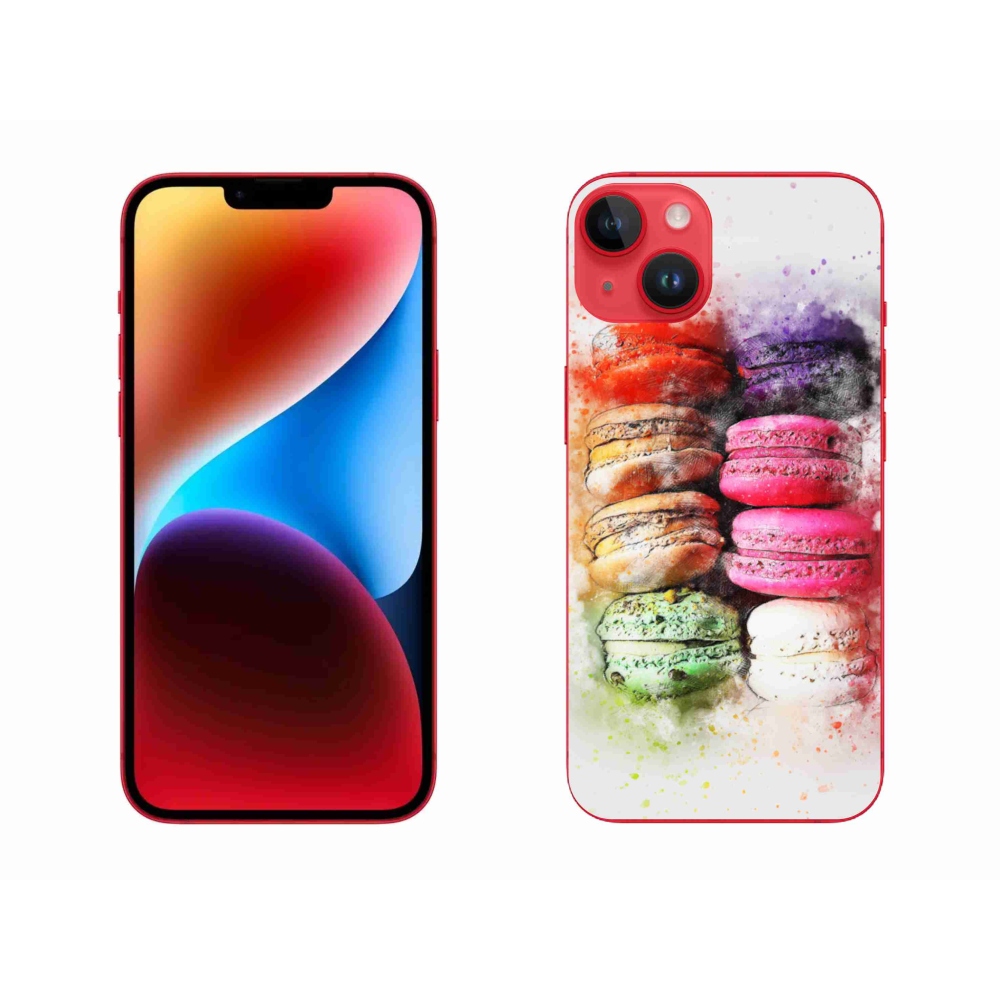 Zselés borítás mmCase iPhone 14 Plus készülékhez - makarónik