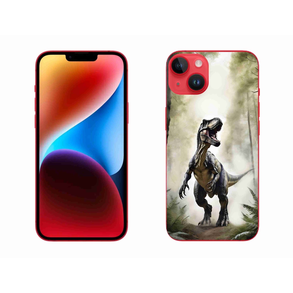 mmCase gél tok az iPhone 14 Plus-hoz – dühös T-Rex
