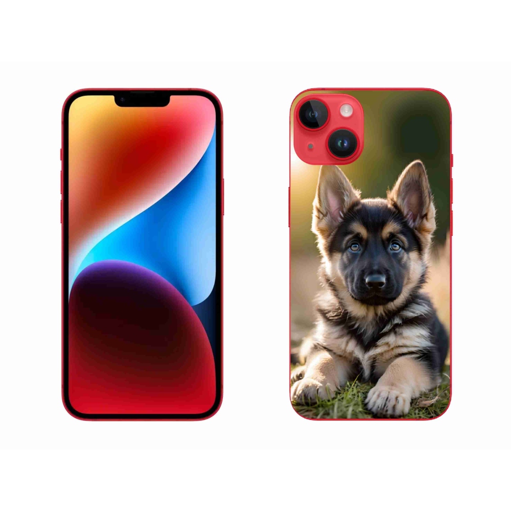 mmCase gél tok az iPhone 14 Plus-hoz – német juhászkutya a természetben