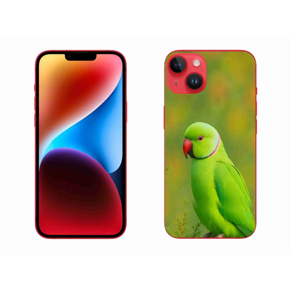 Zselés borítás mmCase iPhone 14 Plus készülékhez - papagáj alexandr 2