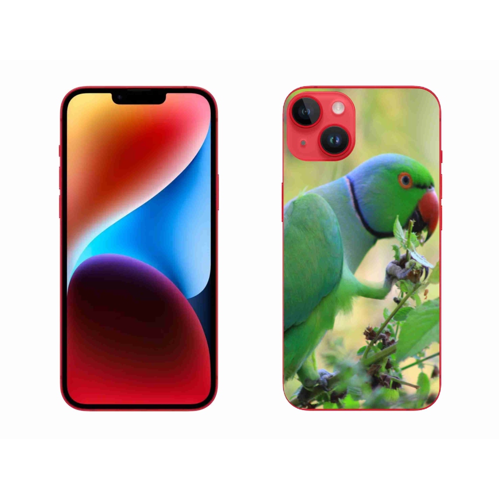 Zselés borítás mmCase iPhone 14 Plus készülékhez - papagáj alexandr