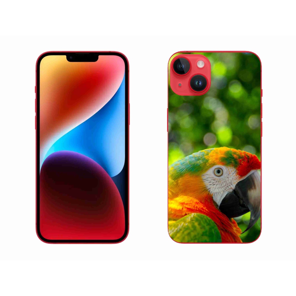 Zselés borítás mmCase iPhone 14 Plus készülékhez - papagáj ara 3